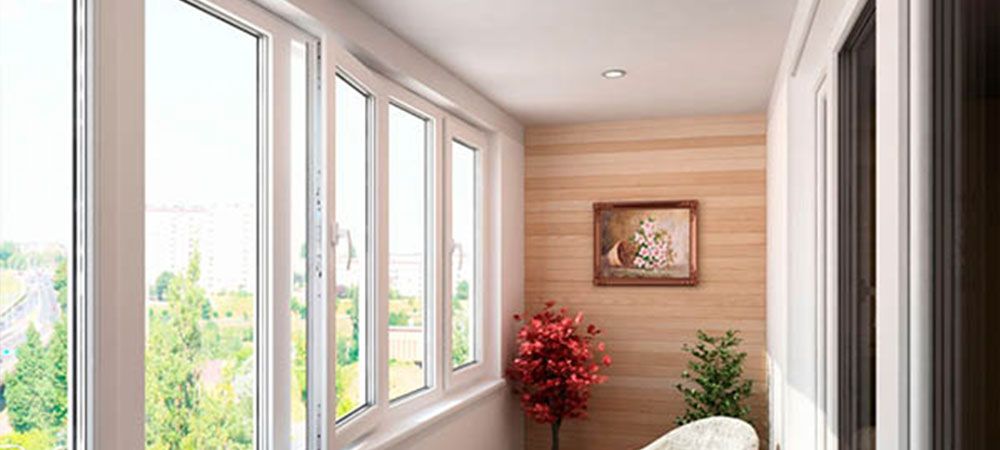windows to the balcony