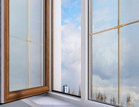 Windows with frame bars Kyiv