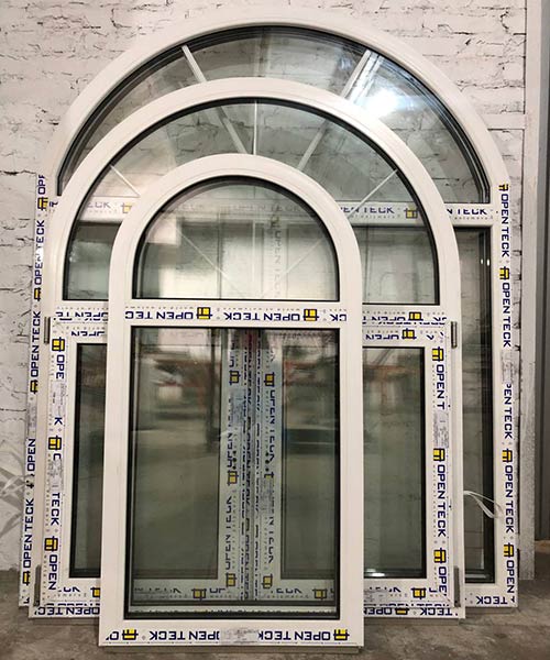 Nicht standardmäßige Kunststofffenster auf Lager