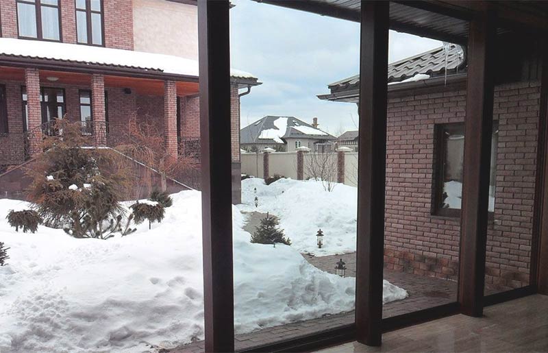 Warm sliding doors
